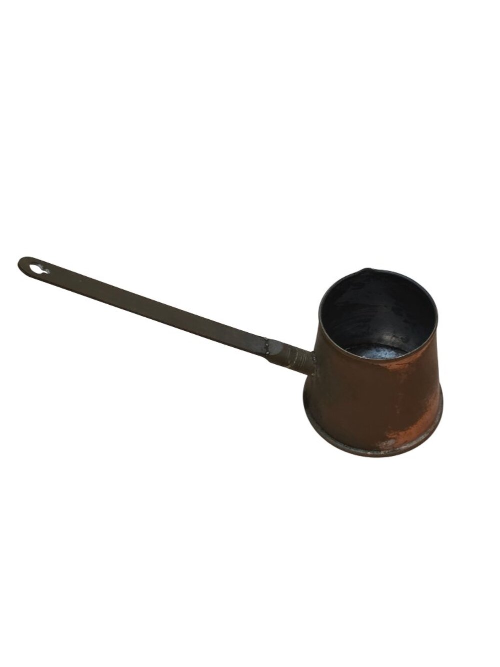Antique Copper Coffee Pot with Handle